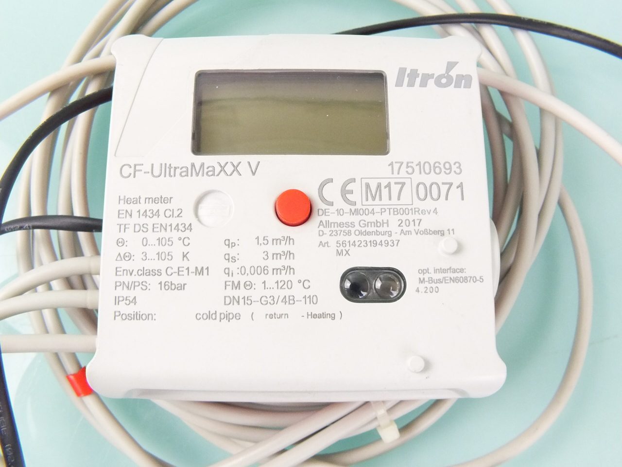 Itron Cf-UltraMaxx V Water Meter M17